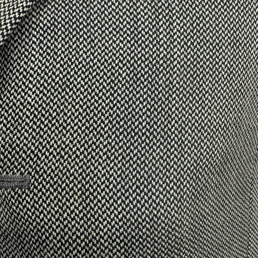 VTG '98 Polo University Ralph Lauren Blazer 42R 100% Wool Tweed Herringbone Gray